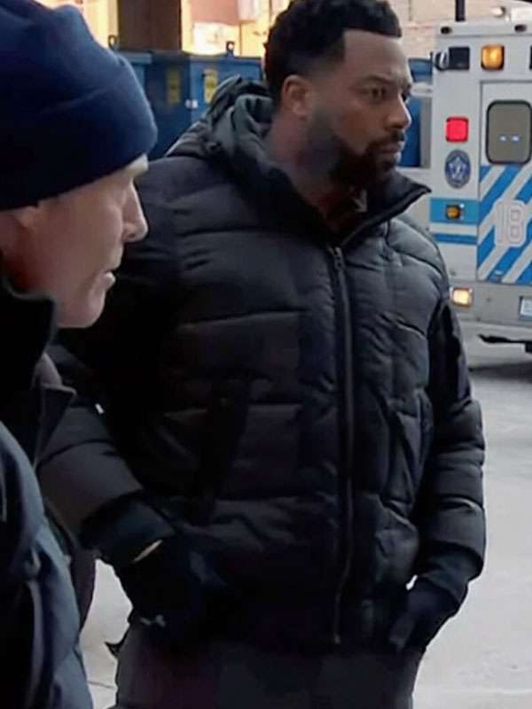Kevin Atwater Chicago PD Black Puffer Jacket