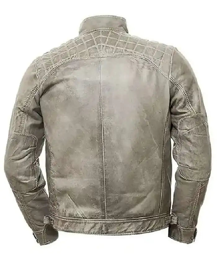 The Bikeriders Tom Hardy Leather Quilted Jacket
