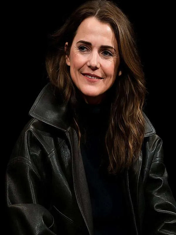 Keri Russell The Diplomat S03 Black Leather Jacket