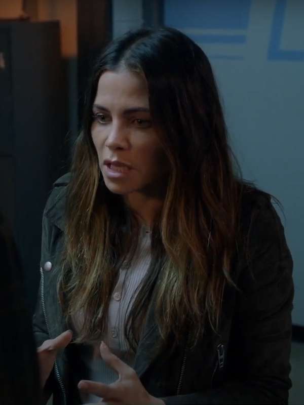 Bailey Nune The Rookie Green Leather Jacket