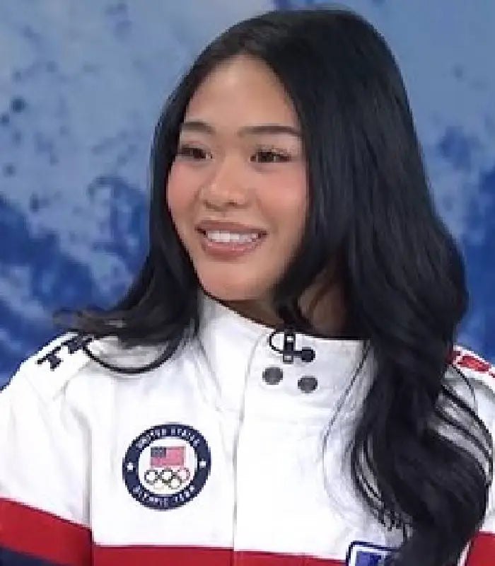 The Today Show Suni Lee White Team USA Jacket