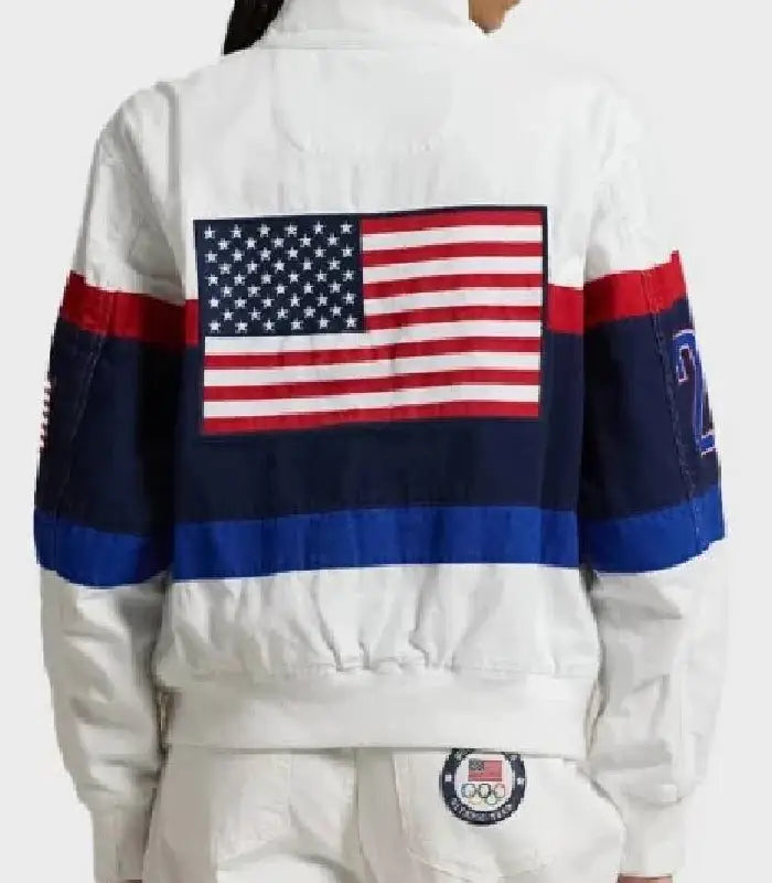 The Today Show Suni Lee White Team USA Jacket