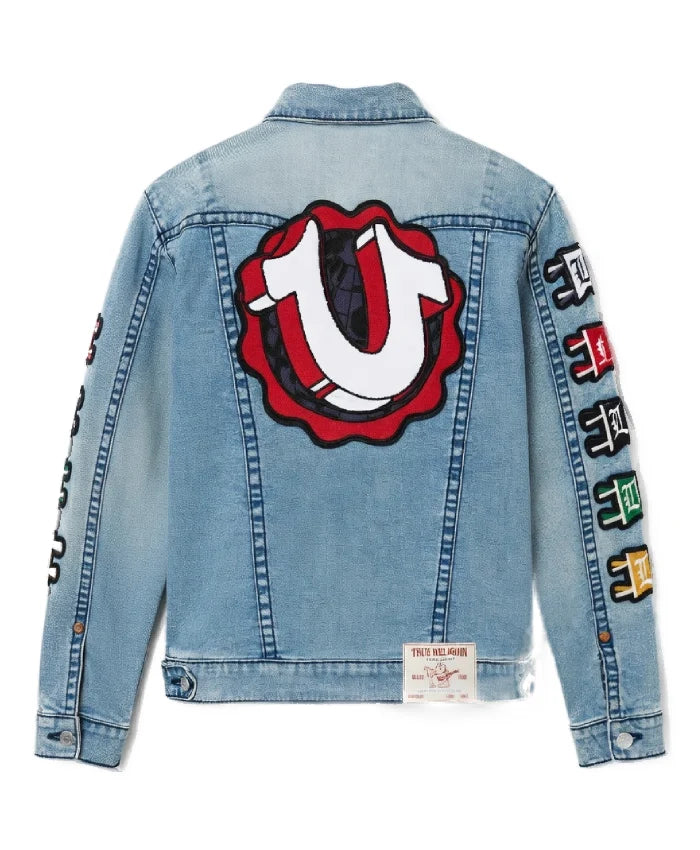 True Religion Patch Denim Jacket