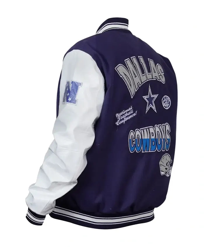 Dallas Cowboys Turn It Up Classic Varsity Jacket
