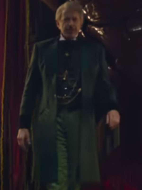 Jeff Goldblum Wicked 2024 Green Coat