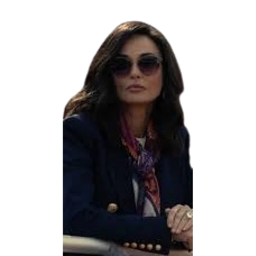 Landman Demi Moore Blue Blazer