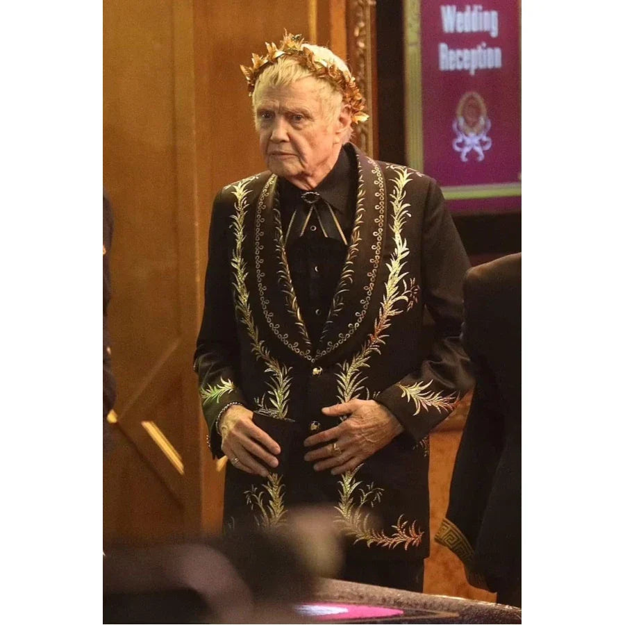 Megalopolis 2024 Jon Voight Printed Blazer