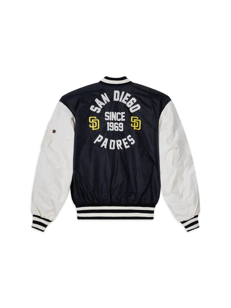 San Diego Padres X Alpha X New Era L-2B Bomber Jacket