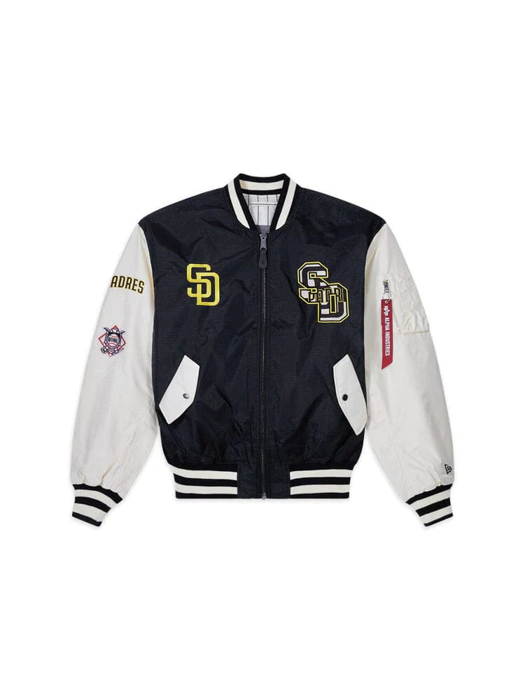 San Diego Padres X Alpha X New Era L-2B Bomber Jacket