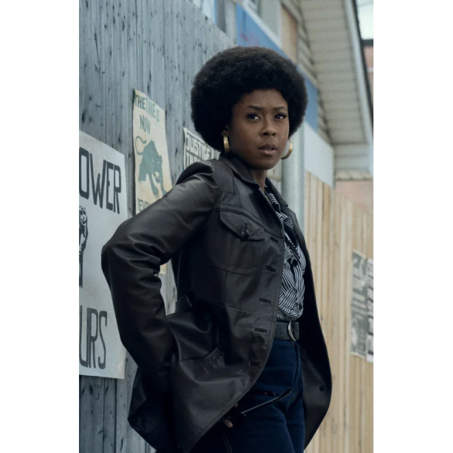 The Big Cigar 2024 Teressa Dixon Leather Jacket