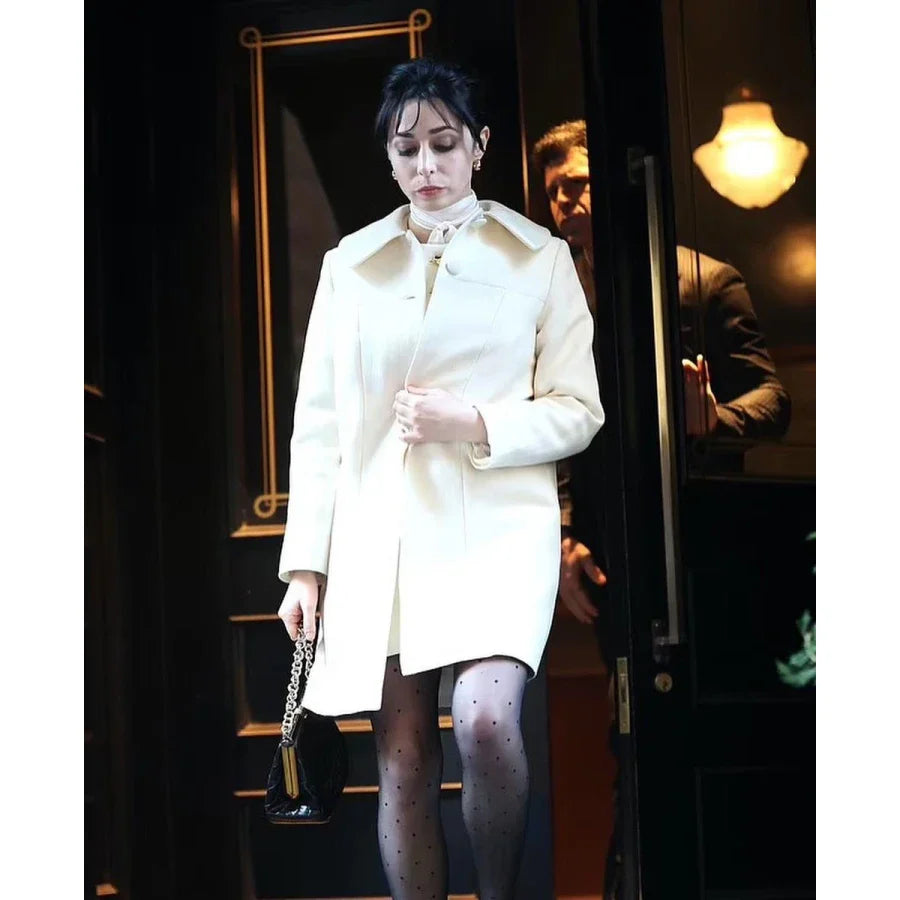 The Penguin 2024 Sofia Falcone White Coat
