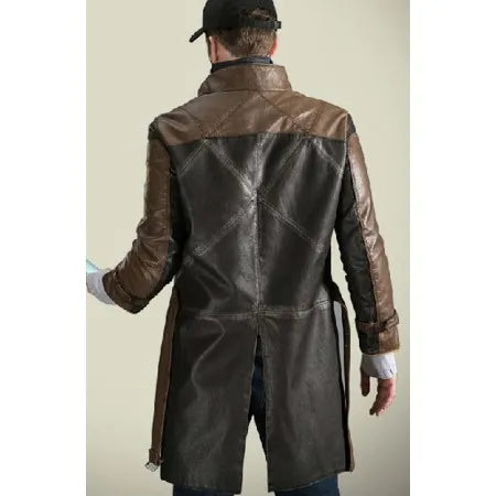 Aiden Pearce watch dog Trench Coat
